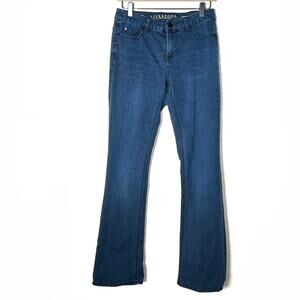 Liverpool dark wash Lucy's boot cut leg jeans size 4 B144
